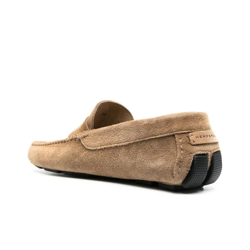 Henderson Baracco Segmented-sole Suede Loafers-3