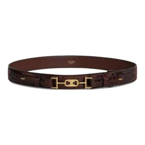 CELINE Leather Belts Women's