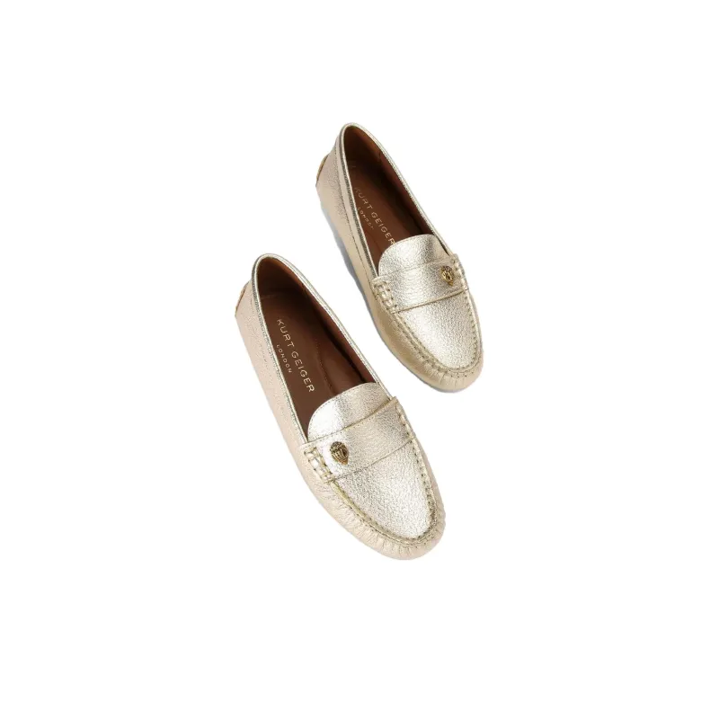 Kurt Geiger London Eagle Driver Metallic Loafers-2