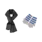Dark Gray Scarf+Gray-Blue Gloves