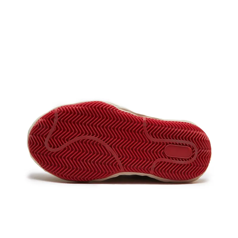 MQMS Skateboard Shoes Unisex Low Top Red-5