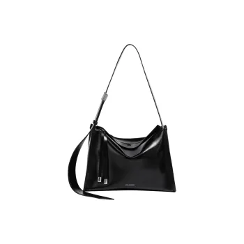 Tanita West Cow Leather Medium Size Women's Black
