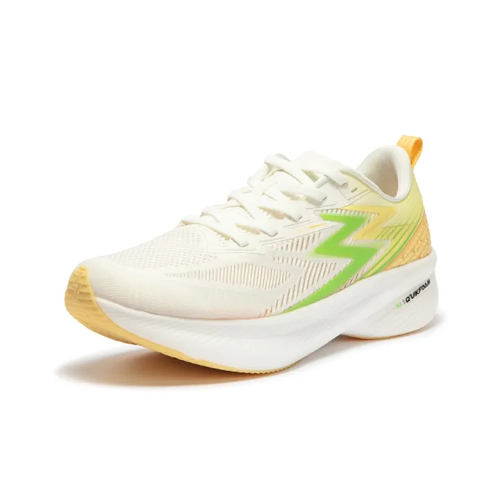 361° Flame ST Running Shoes Men Low Top Feather White/Smoothie Yellow-1