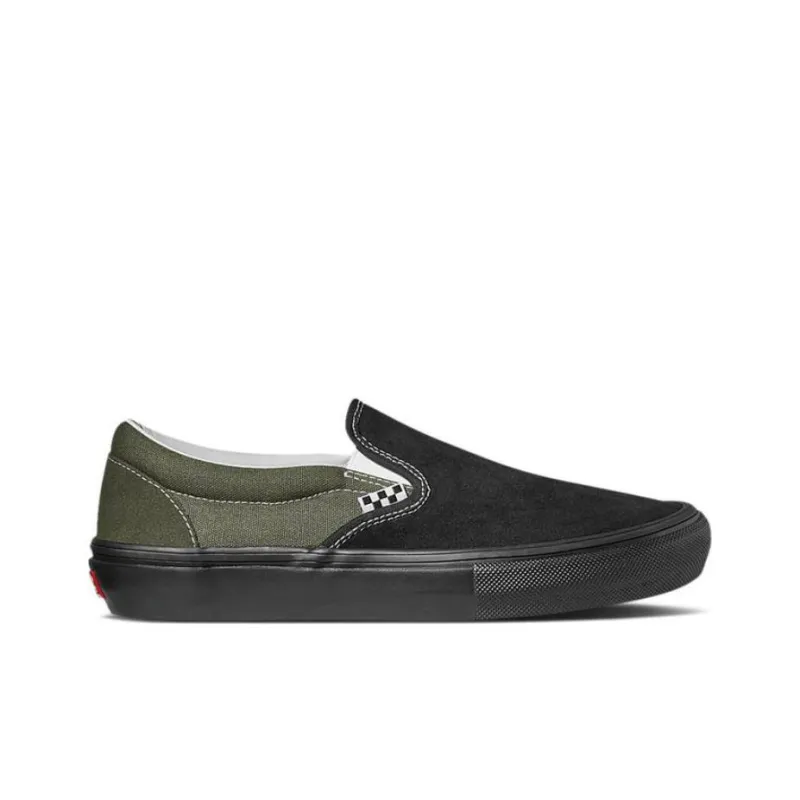 Slip On Skate Vans 'Black Grape Leaf'-1