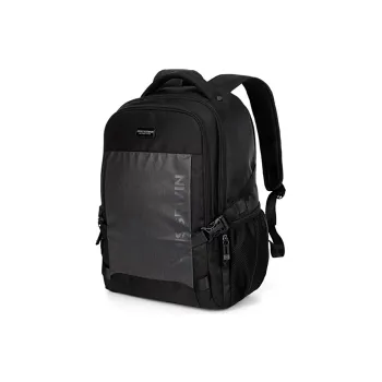 SUISSEWIN Polyester Student Backpack Laptop Bag Regular Unisex Black/Blue