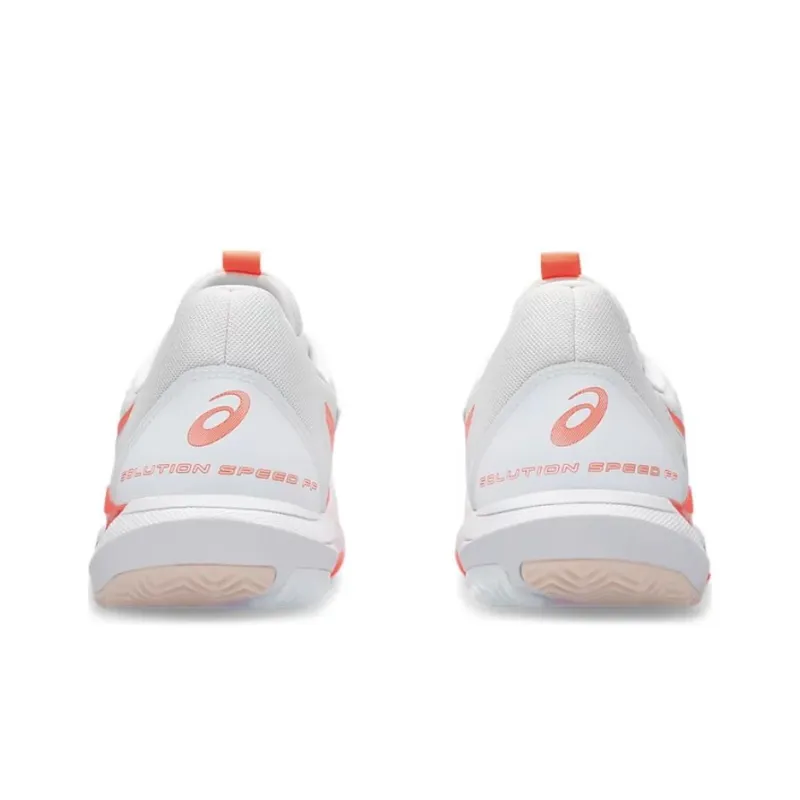 Asics Solution Speed Ff 3 Clay White Sun Coral Women's-4