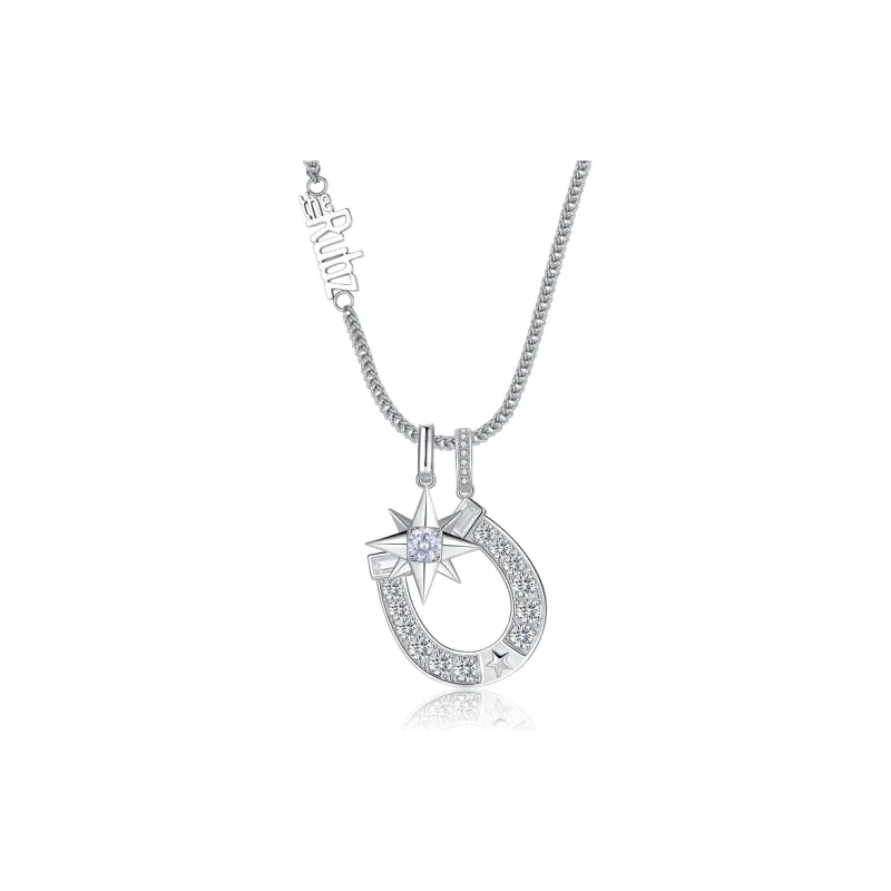 TheRubz Alloy Zircon Pendant Necklaces Unisex-1