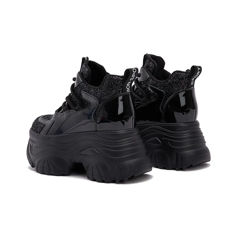 Milan Love Song Lightweight Height Increasing Warm Low-Top Chunky Sneakers Women's-3