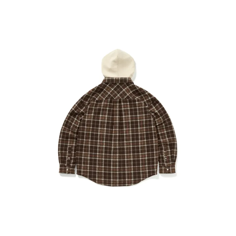 714STREET Shirt Unisex Brown Plaid-1