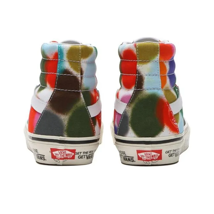 Vans SK8 Hi 38 DX Anaheim Factory Spray Spots/Marshmallow-4