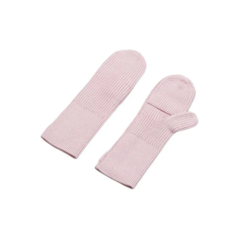 Lululemon Knit Gloves Women's Ecru/Pink-1