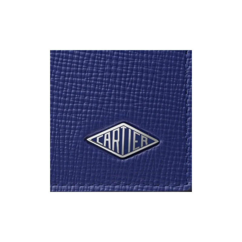 CARTIER Calfskin Card Holder Wallet Women's Ink-3