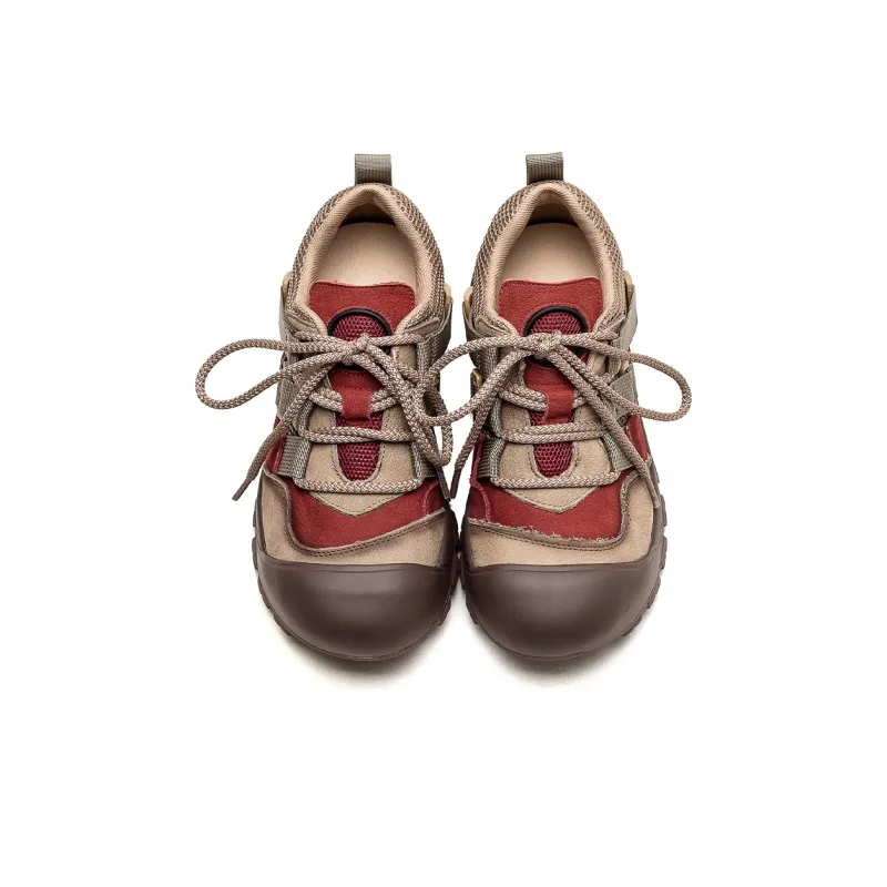 MATA Anti-Slip And Wear-Resistant Lightweight Height Increasing Low-Top Chunky Sneakers Women's-7