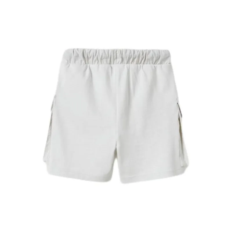 ZARA Casual Shorts Baby Ice White-1
