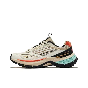 Erke Goose Feather Cushioning Wear-Resistant Low-Top Casual Shoes Men's White