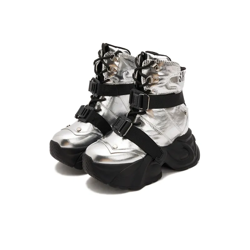 Milan Love Song Height Increasing High Top Chunky Sneakers Women's-10