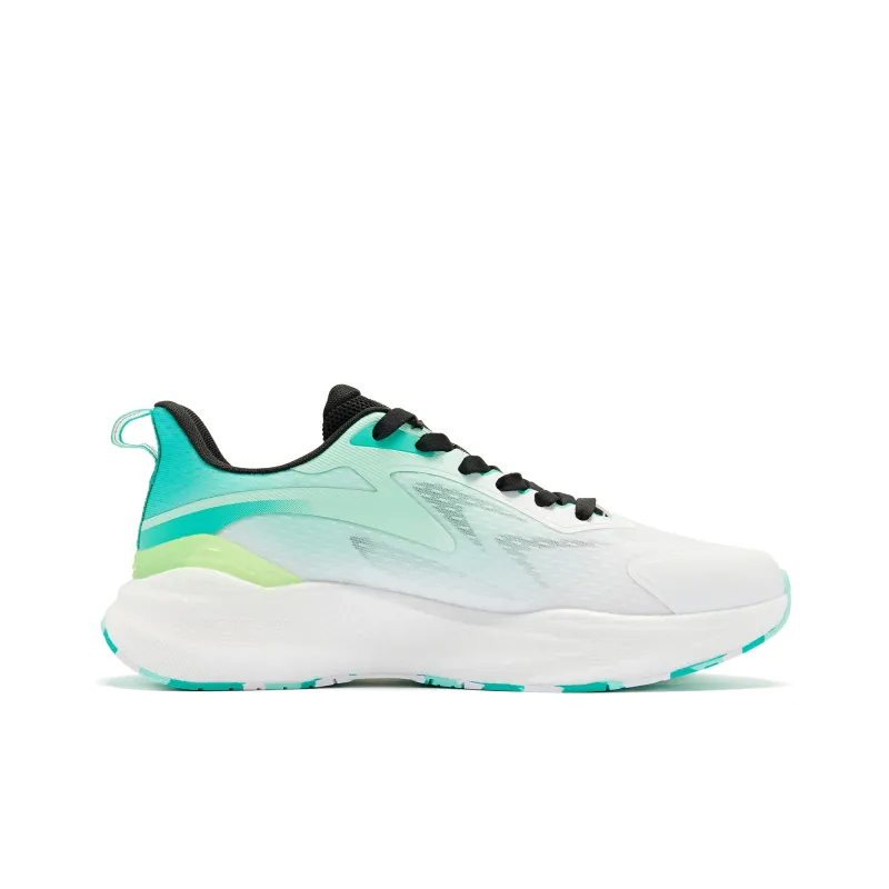 QIAODAN No Fear Of SE Breathable Slip Resistant Low Top Running Shoes Men's Green Black-1