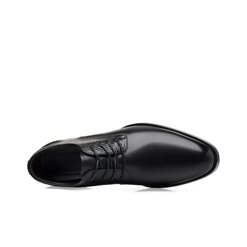 ZUWUDONG Dress Shoes Men Low Top Black/Brown-2