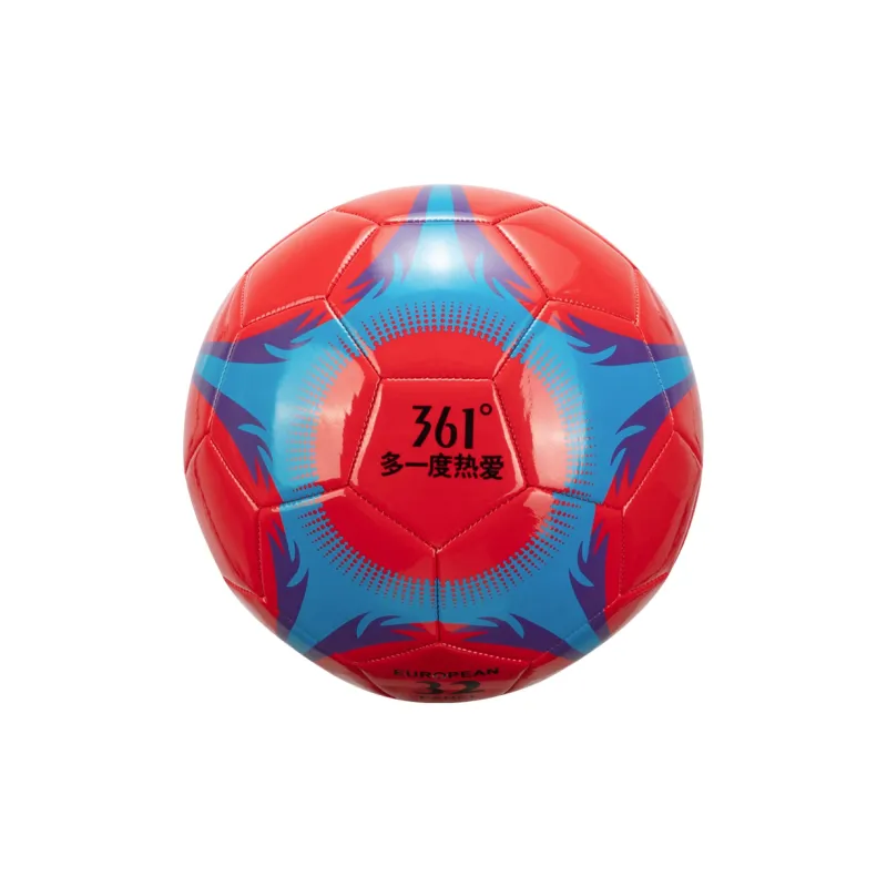361° Size 4 5 Size Soccer PU Machine Stitched Soccer Ball Unisex Fireworks Red Blue-0