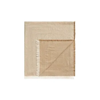 TOTEME Striped Monogram Wool Scarf
