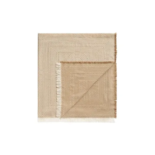 TOTEME Striped Monogram Wool Scarf