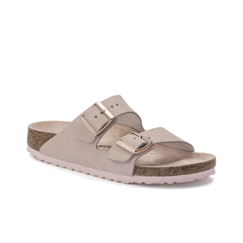 Birkenstock Arizona Slide Slippers Women's Pink Narrow Fit-2