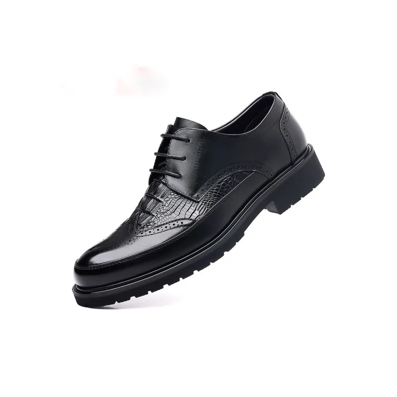 Xiwencha Dress Shoes Men's Black-1