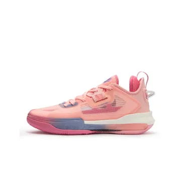 361° Basketball Shoes Men Low Top Fluorescent Wax Pink/Bubble Gum Pink