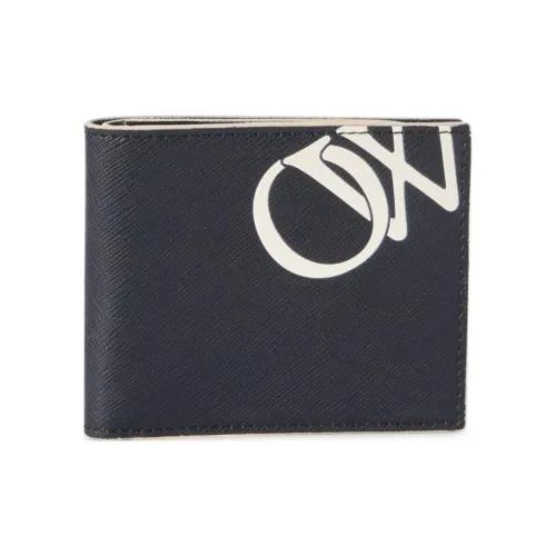 OFF-WHITE Logo-print Leather Bi-fold Wallet