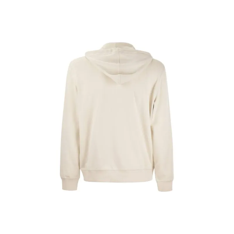 Brunello Cucinelli Zipped Drawstring Hoodie-1