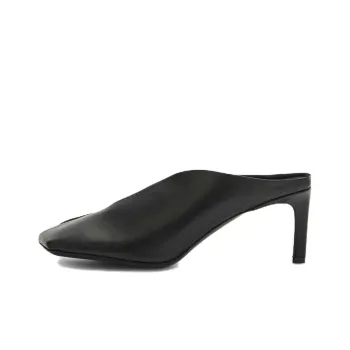 JIL SANDER Square toe Leather Mules