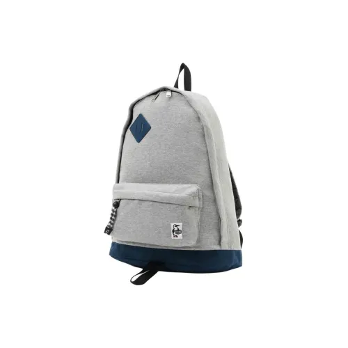 CHUMS Backpacks Gray With Marine Blue Accents