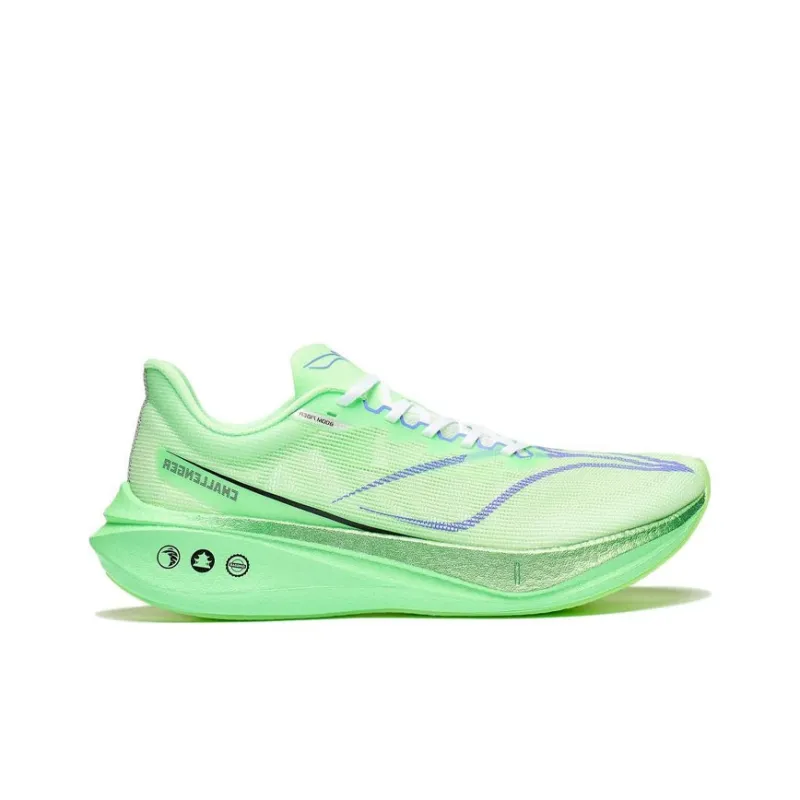 LiNing Feidian 3 Challenger Cushioning Anti-Slip And Wear-Resistant Low-Top Running Shoes Men's Green-1