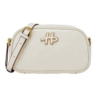 Hush Puppies Leather Shoulder Bag Women's Purple/White/Black-6