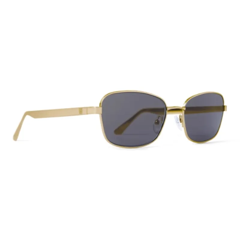 TOTEME Metal Irregular Shape Sunglasses Women's Gold-0