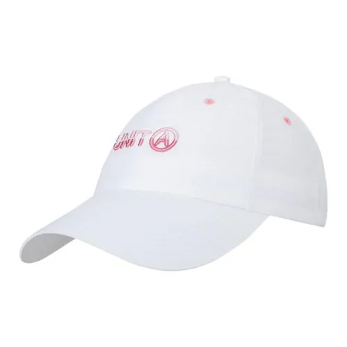 Anta Taffeta Velvet Wrinkle Fabric Baseball Caps Women's White/Purple/Green