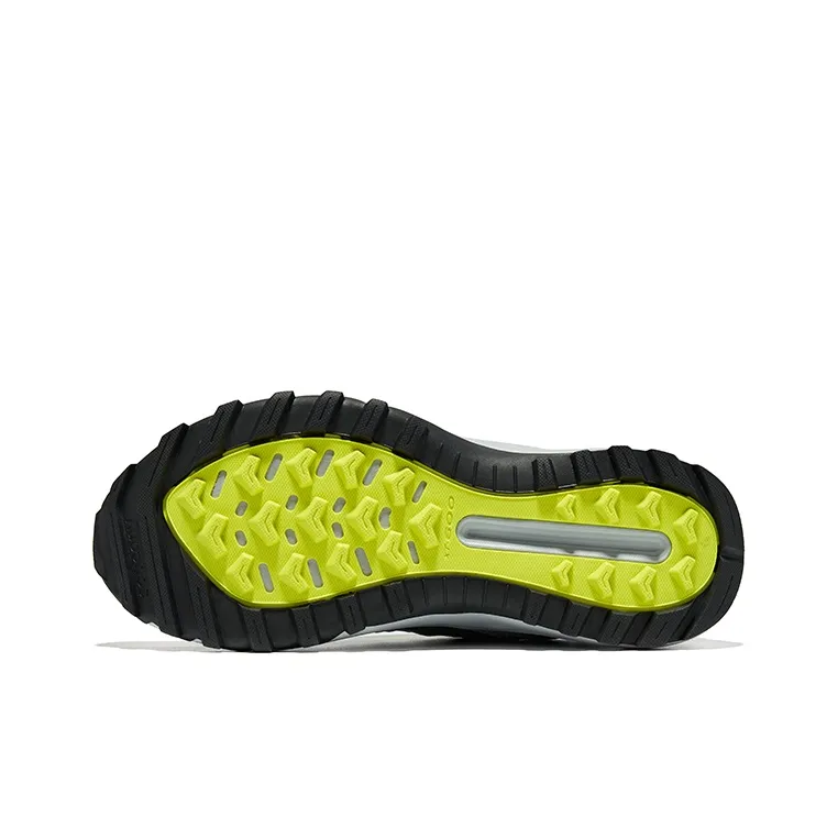 Saucony AURA TR Abrasion Resistant Breathable Low Top Casual Running Shoes Men's Gray Yellow-4