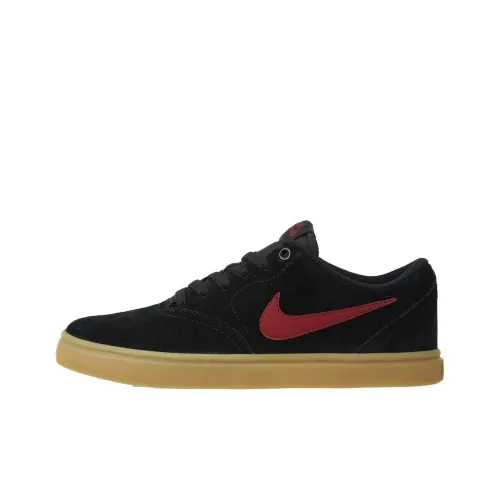 Nike Sb Check Solar Black/Team Red-Gum Light Brown