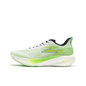 361° Fly Burn 1.5 Cushioning Anti Slip And Wear Resistant Breathable Coverage Low Top Running Shoes Unisex White Green