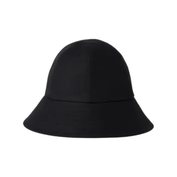 TOTEME Cotton Linen Bucket Hats Women's Black