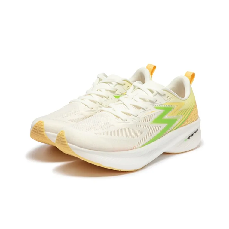 361° Flame ST Running Shoes Men Low Top Feather White/Smoothie Yellow-2