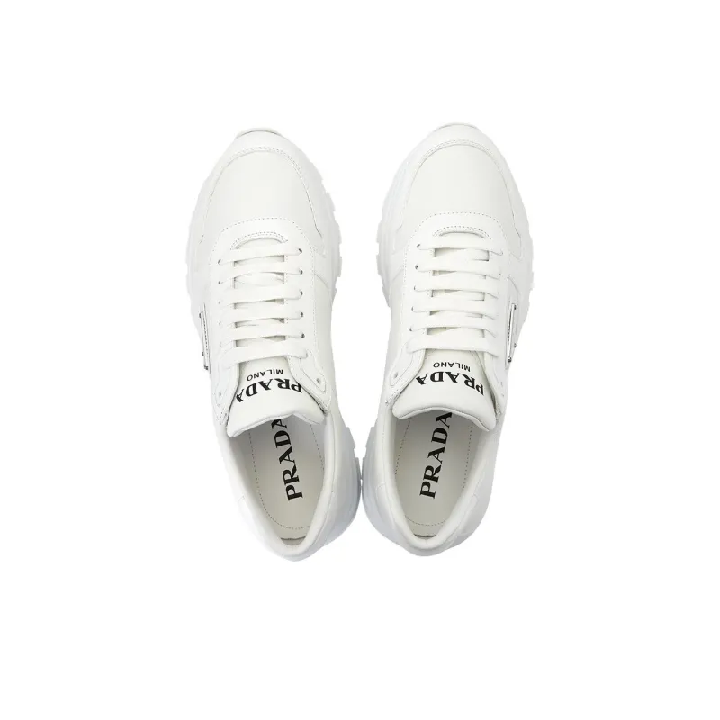 PRADA Prax 01 Abrasion Resistant Low Top Casual Shoes Men's White-2