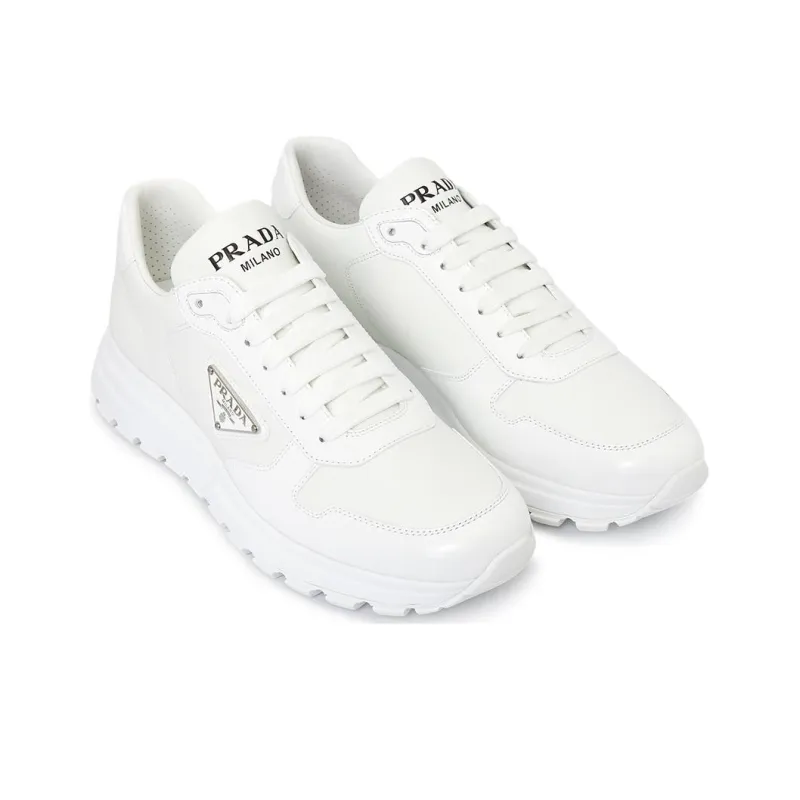 PRADA Prax 01 Abrasion Resistant Low Top Casual Shoes Men's White-1