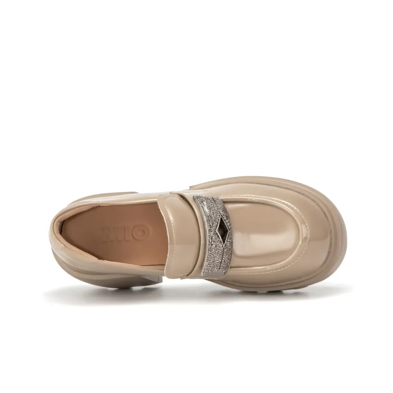 MIO Loafers Women's Black | Apricot-10