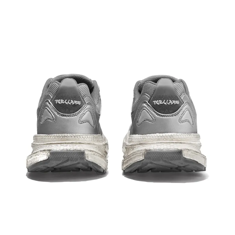 TCELLARS Cushioning Abrasion Resistant Lightweight Height Increasing Mat Low Top Chunky Sneakers Unisex-11