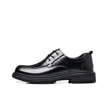 GZZ Dress Shoes Men Low Top Black, Brown