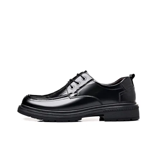 GZZ Dress Shoes Men Low Top Black, Brown