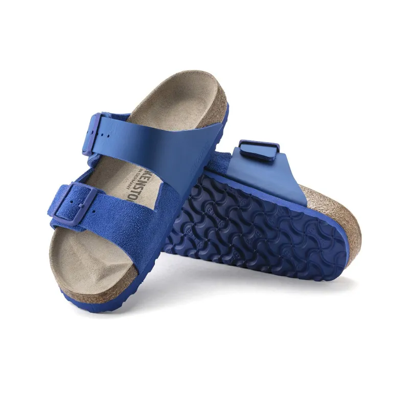 Birkenstock Arizona Slide Slippers Unisex Blue Narrow Fit-5