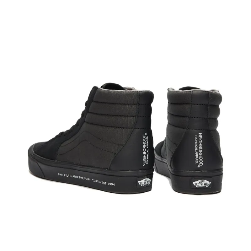 Vans Neighborhood X Vans Sk8 HI Black-4