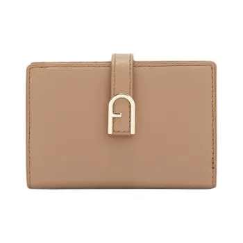 Furla Calfskin Wallet Medium Size Women's Brown